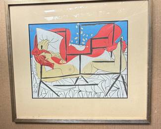 Picasso "Danae" Linocut, 1962