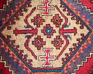 Sarab Style Hand-Knotted Runner Rug
