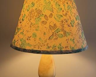 Mid-Century Alabaster and Marble Table Lamp Style