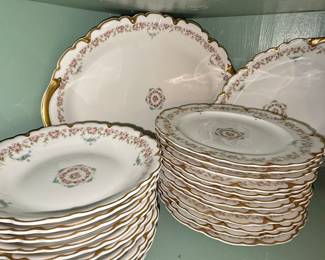 Theodore Haviland Limoges France Schleiger 330 Floral Dinnerware Set