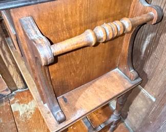 Vintage Smoking Stand Humidor Cabinet