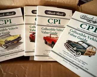 Collection of Vintage CPI Black Book Value Guides
