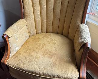 Vintage Channel Back Style Accent Chair