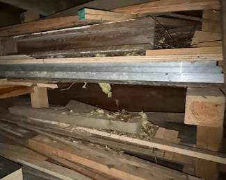 Assorted Construction Scrap Lumber