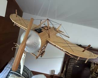 AVIS-Taube Style Wooden Model Airplane