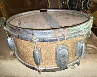 1960s Slingerland Gold Sparkle Snare Drum