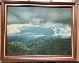 Bruce Corgan Style Landscape Print