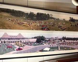 Ferrari Club of America Panoramic Event Print by Douglas Chadwick