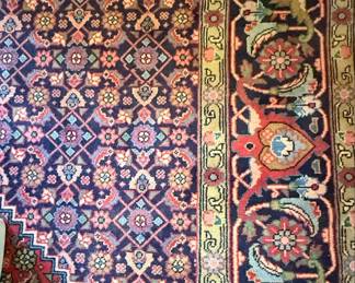 Tabriz Style Hand-Knotted Wool Rug