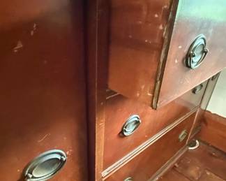 Drexel Travis Court Style Mahogany China Cabinet