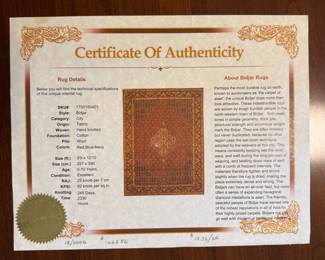 Tabriz Style Hand-Knotted Wool Rug