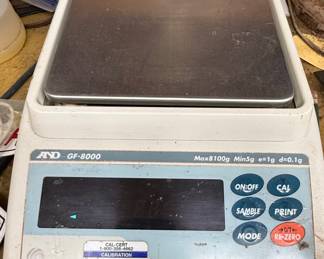 A&D GF-8000 Precision Balance Scale