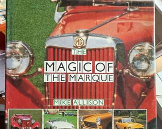 Ferrari and MG Automotive History Book Collection