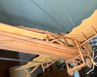AVIS-Taube Style Wooden Model Airplane