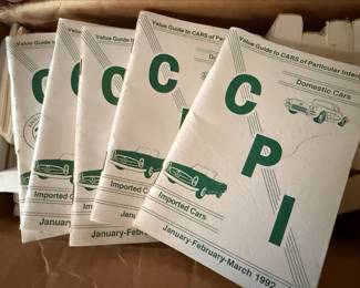 Collection of Vintage CPI Black Book Value Guides