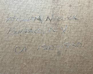 William Niblock Style Farmstead Drawing