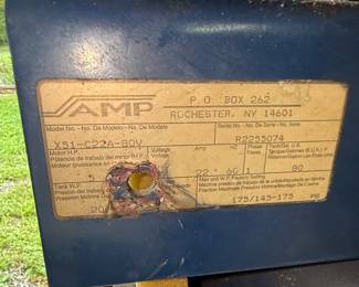 AMP X51-C22A-80V Industrial Air Compressor