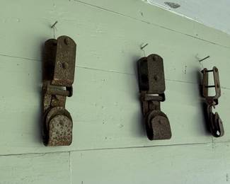 Vintage Cast Iron Barn Door Rollers