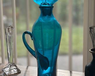 Blenko Cat Decanter