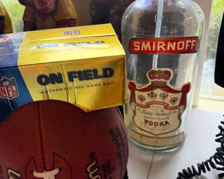 Signed Jimmy Smith football and other Jaguar items