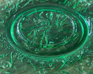Uranium glass platter