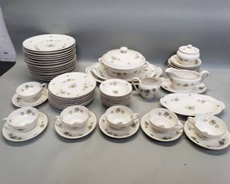 110 Lot 473 61pc vintage Thomas Ivory Bavaria porcelain