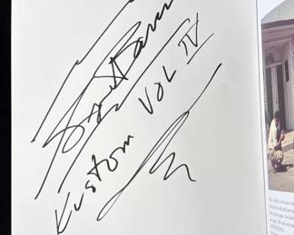 Lot # : 416h - George Barris signed book