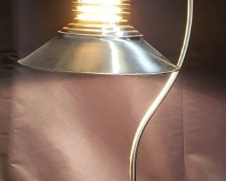Lot # : 176 - Contemporary metal table lamp