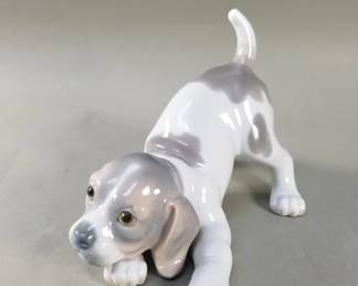 Lot # : 305 - Lladro porcelain dog figurine