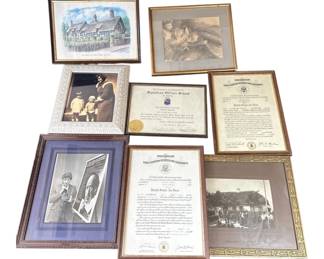 Lot # : 396h - Lot of vintage framed photos