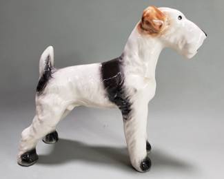 Lot # : 111 - Vintage Styson China U.S.A porcelain Fox Terrier dog figurine