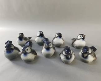 Lot # : 317 - Group of Goebel porcelain bird figurines