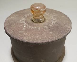 Lot # : 114 - Brass trench art trinket box