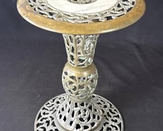 Lot # : 421h - Vintage brass plant stand