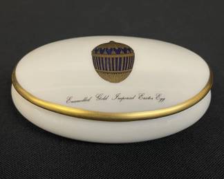 108 Lot 545hu Vintage Faberge Limoges France trinket box