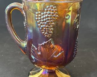 Lot # : 309h - Vintage carnival glass pitcher