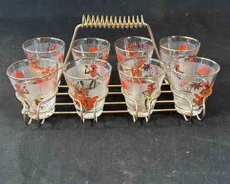Lot # : 308h - Vintage Libbey barware glass set
