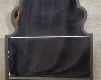 Lot # : 134 - Vintage metal frame arched wall mirror