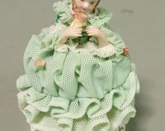 113 Lot 75 Muller Volkstedt porcelain figurine