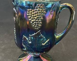 Lot # : 310h - Vintage carnival glass pitcher