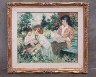 050 Lot 144 Pierre Duteurtre oil painting on canvas