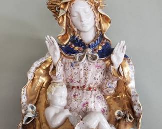Lot # : 103 - Vintage ceramic religious wall decoration
