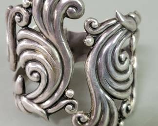 046 Lot 539 Vintage sterling silver Alfredo Villasana Taxco