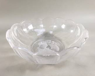 151 Lot 548 Val St. Lambert crystal bowl