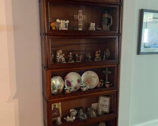 6 Stack Antique Barrister Cabinet