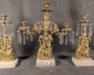 Rip Van Winkle Girandole Set