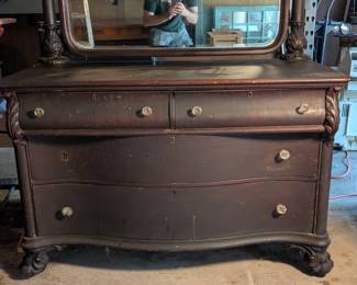Antique Dresser with mirror