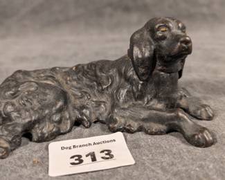 Cast Iron Dog Figurine