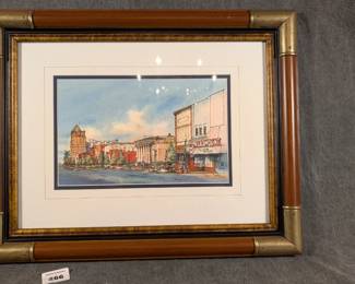 Kinston Watercolor Print