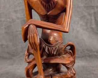 Carved Fasting Buddha
